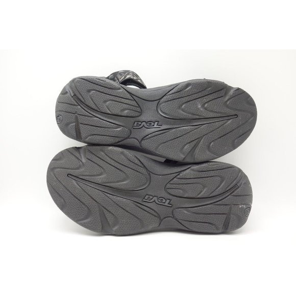 Teva Black Gray Adjustable Fit Slip On Outdoor Sandals Shoes Men\'s 12 main image 10